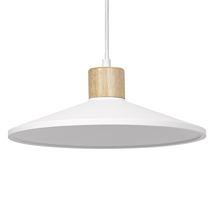 Ledvance - Luster na lanku DECOR PLASTER 1xE27/25W/230V pr. 32 cm sadra biela