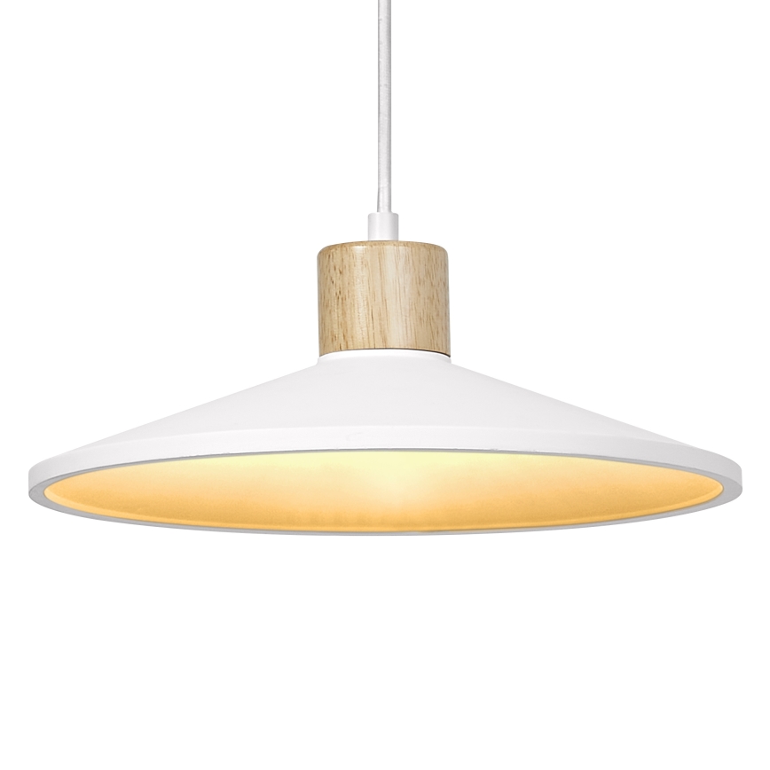 Ledvance - Luster na lanku DECOR PLASTER 1xE27/25W/230V pr. 32 cm sadra biela