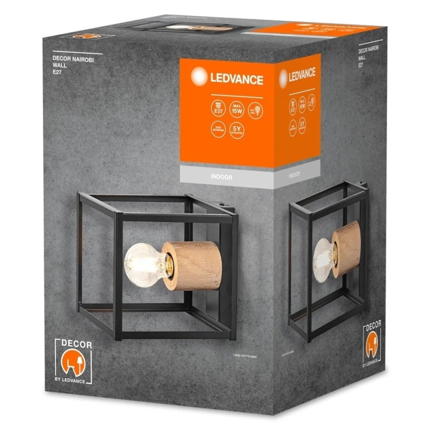 Ledvance - Nástenné svietidlo DECOR NAIROBI 1xE27/15W/230V