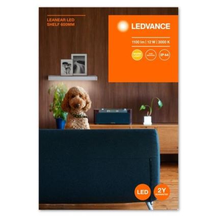 Ledvance - Polica s LED osvetlením LINEAR LED/12W/230V 60 cm IP44