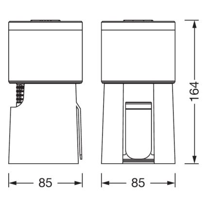 Ledvance - Prenosná čistička vzduchu s HEPA filtrom PURIFIER UVC/4,5W/5V USB