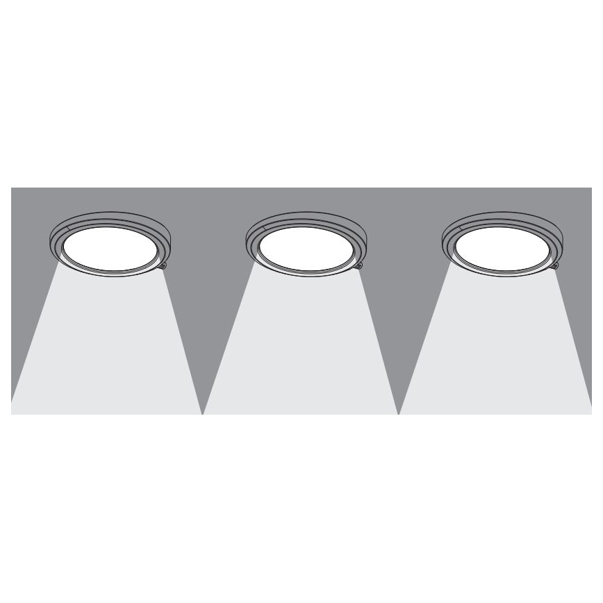 Ledvance - SADA 3x LED Stmievateľné podlinkové svietidlo SMART+ LED/6,5W/230V 3000-6500K Wi-Fi