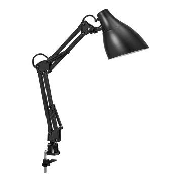 Ledvance - Stolná lampa s uchytením OFFICE LINE 1xE27/11W/230V čierna