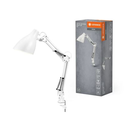 Ledvance - Stolná lampa s uchytením PEAR 1xE27/11W/230V biela