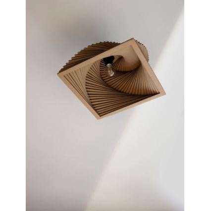 Ledvance - Stropné svietidlo DECOR CARDBOARD 1xE27/15W/230V 40x40 cm