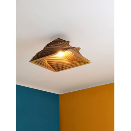 Ledvance - Stropné svietidlo DECOR CARDBOARD 1xE27/15W/230V 40x40 cm