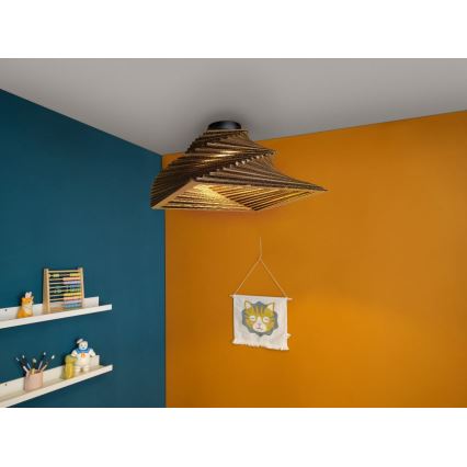 Ledvance - Stropné svietidlo DECOR CARDBOARD 1xE27/15W/230V 40x40 cm