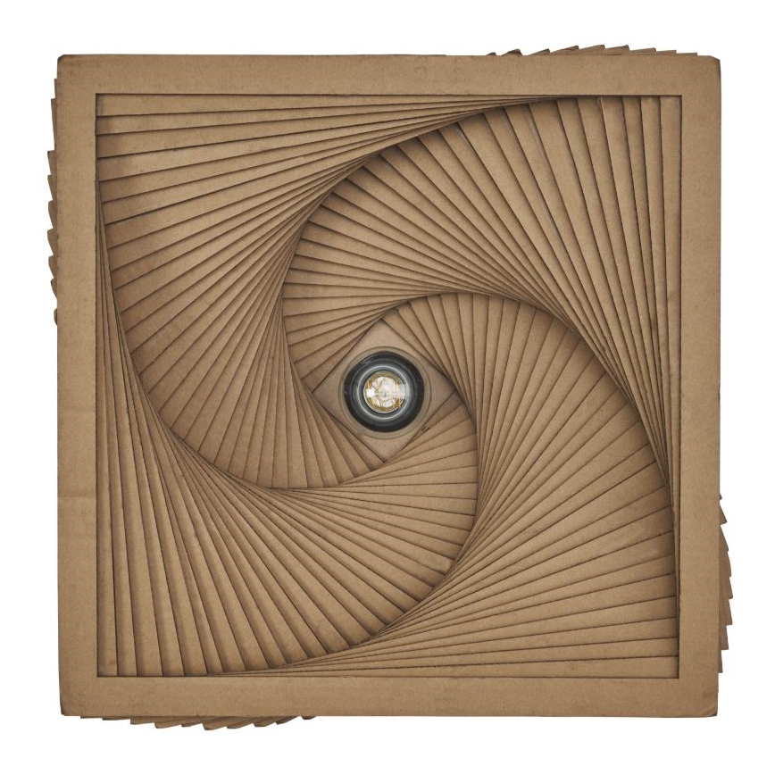 Ledvance - Stropné svietidlo DECOR CARDBOARD 1xE27/15W/230V 40x40 cm