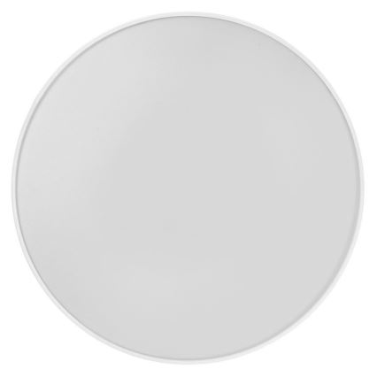 Okrúhly svetlý podklad s bielym okrajom je umiestnený na bielom pozadí.