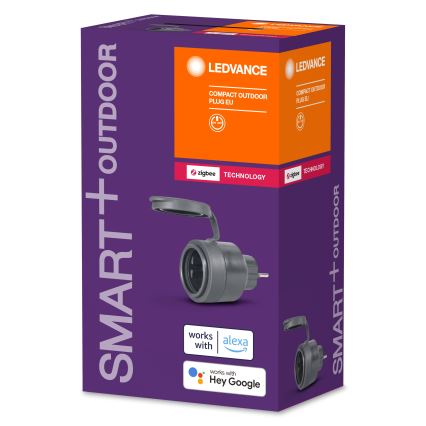 Ledvance - Vonkajšia inteligentná zásuvka SMART+ PLUG 3680W IP44 SCHUKO