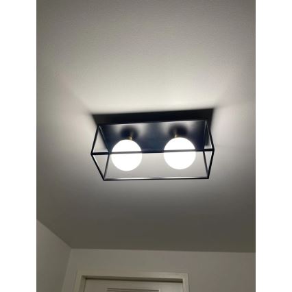 Ledvance - Vonkajšie nástenné svietidlo DECOR SQUARE 2xG9/28W/230V IP44