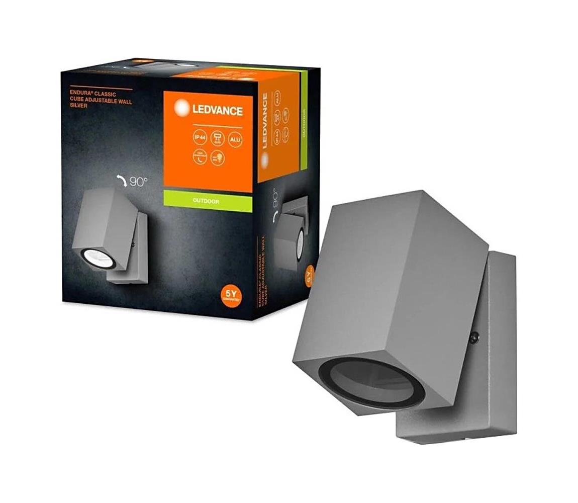 Ledvance - Vonkajšie nástenné svietidlo ENDURA CLASSIC 1xGU10/35W/230V IP44 sivé 4058075763586