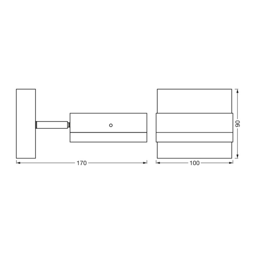 Ledvance - Vonkajšie nástenné svietidlo ENDURA CLASSIC 1xGX53/12W/230V IP44