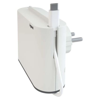 Legrand 049401 - Rozbočovacia zásuvka 2Z Typ C + USB-A + USB-C biela