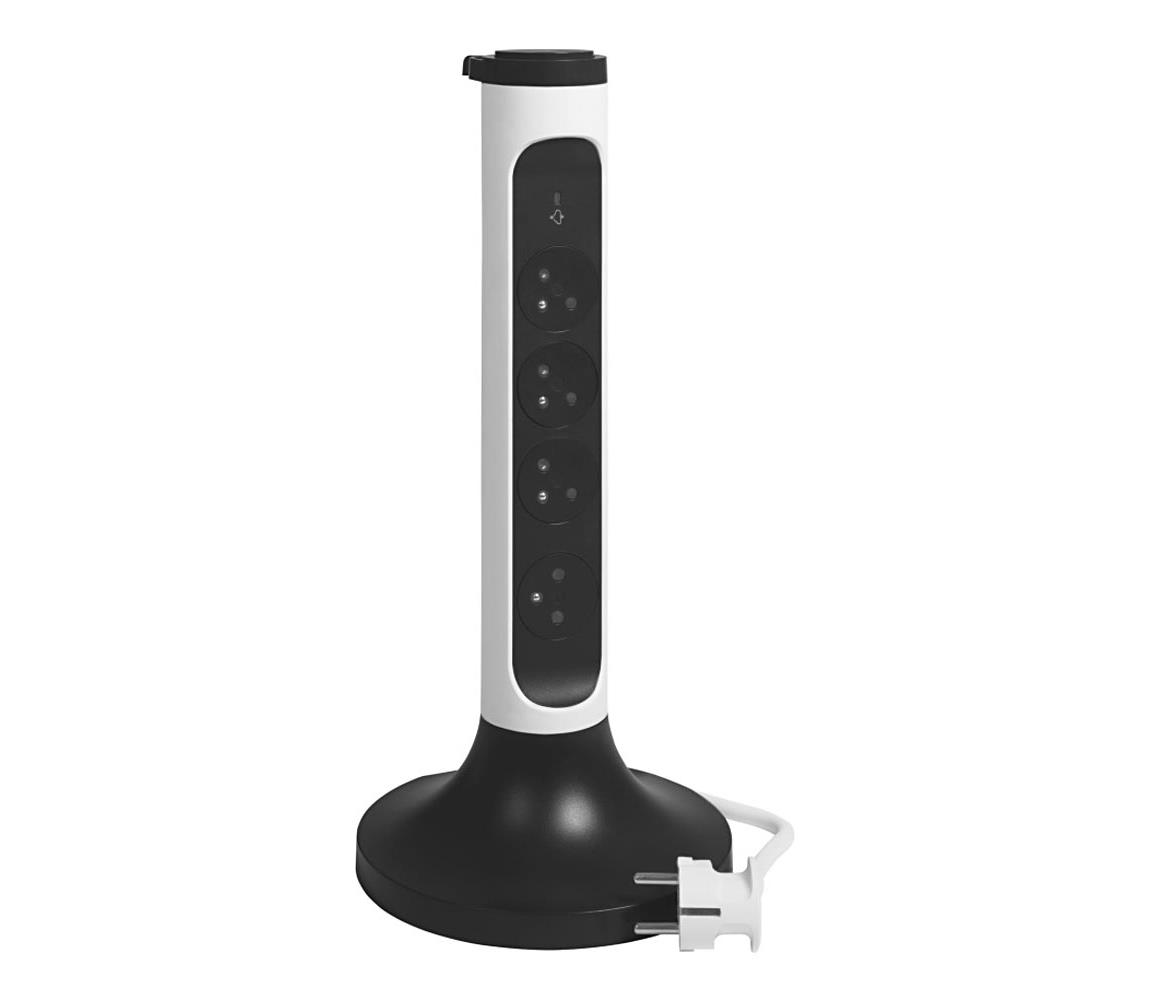 Legrand 049410 - Zásuvkový stĺpik 230V/16A, 4x2P+T 2m 049410