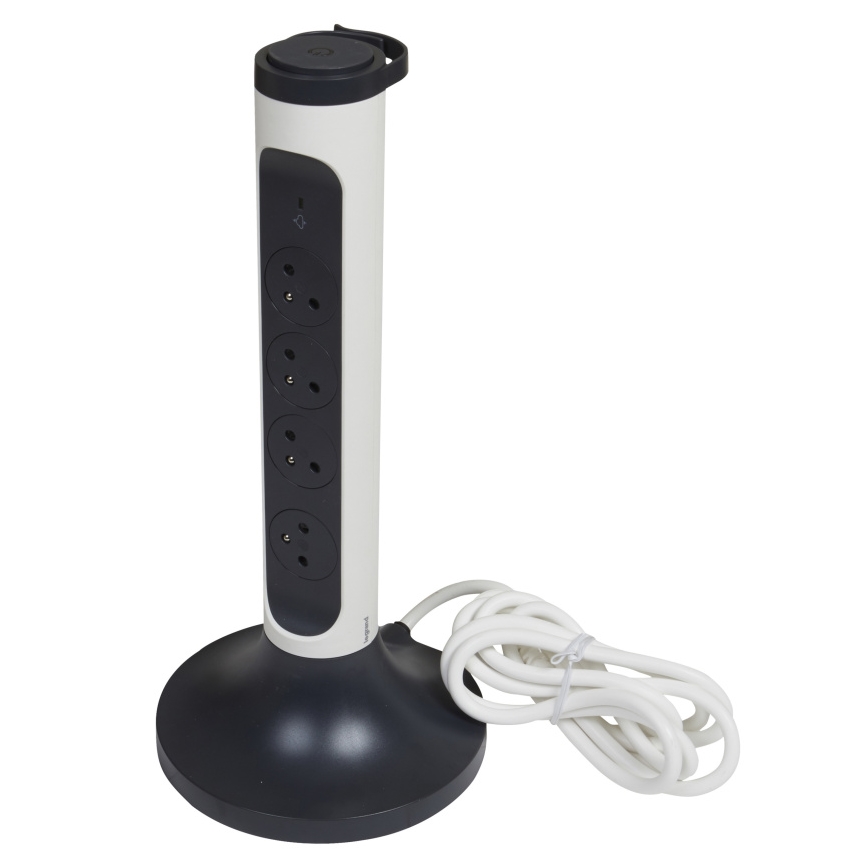 Legrand 049410 - Zásuvkový stĺpik 230V/16A, 4x2P+T 2m