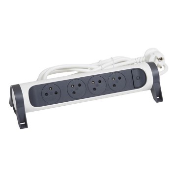 Legrand 049459 - Predlžovací kábel s vypínačom 4Z Typ E 3m