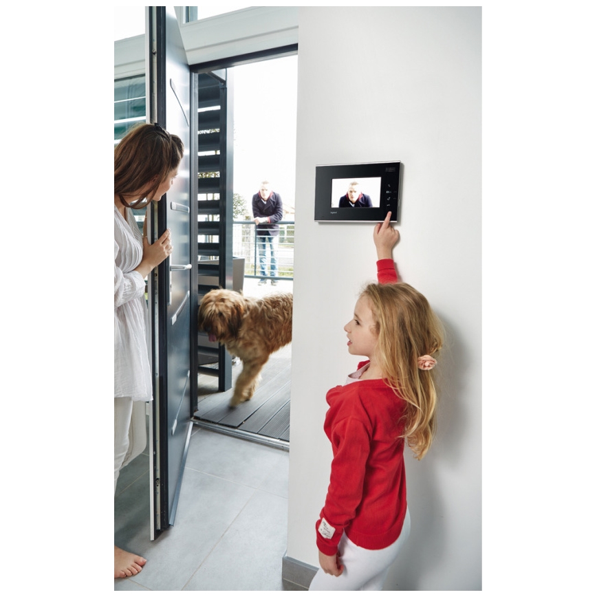 Legrand 369220 - Sada bezdrôtového videozvončeku pre 1 byt zrkadlový