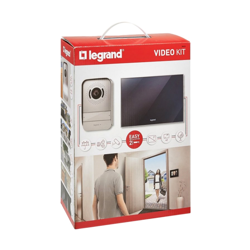 Legrand 369220 - Sada bezdrôtového videozvončeku pre 1 byt zrkadlový