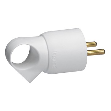 Legrand 50420 - Vidlica plastová 230V/16A 2P+T biela
