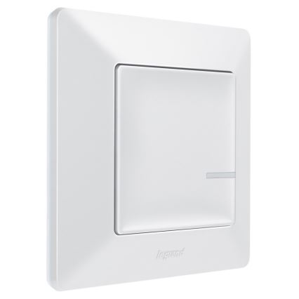 Legrand 752185 - Inteligentný bezdrôtový spínač 1-tlačítkový VALENA 230V Wi-Fi IP40