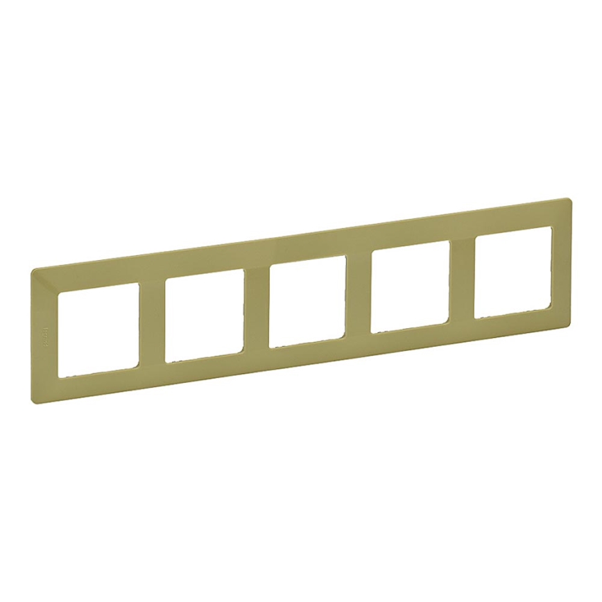 Legrand 754085 - Rámik pre spínače VALENA LIFE 5P zelená