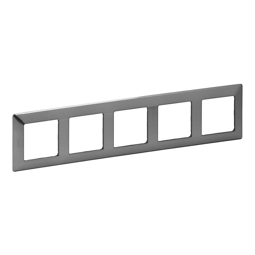 Legrand 754155 - Rámik pre spínače VALENA LIFE 5P nerez