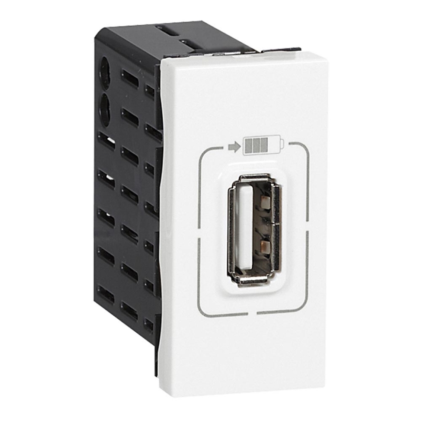 Legrand 77591 - Nabíjačka MOSAIC USB 1M 5V/230V biela