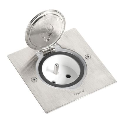 Legrand 89700 - Zásuvka podlahová PLATINUM IP44 2M nerez