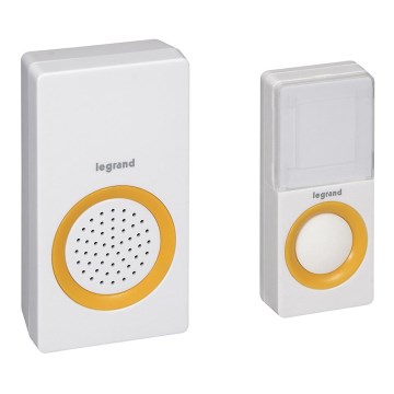 Legrand 94222 - Bezdrôtový zvonček ELIOT 230V biely