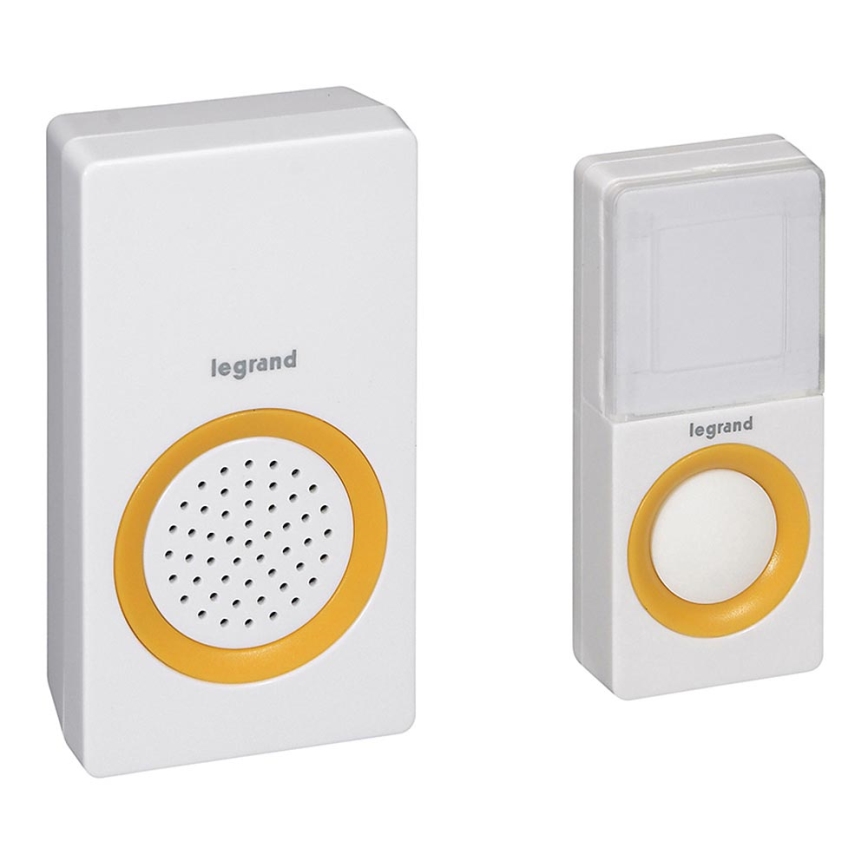 Legrand 94222 - Bezdrôtový zvonček ELIOT 230V biely