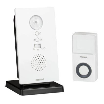 Legrand 94224 - Bezdrôtový zvonček ELIOT so signalizáciou LED