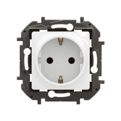 Legrand - Domová zásuvka SCHUKO 250V/16A NILOE biela
