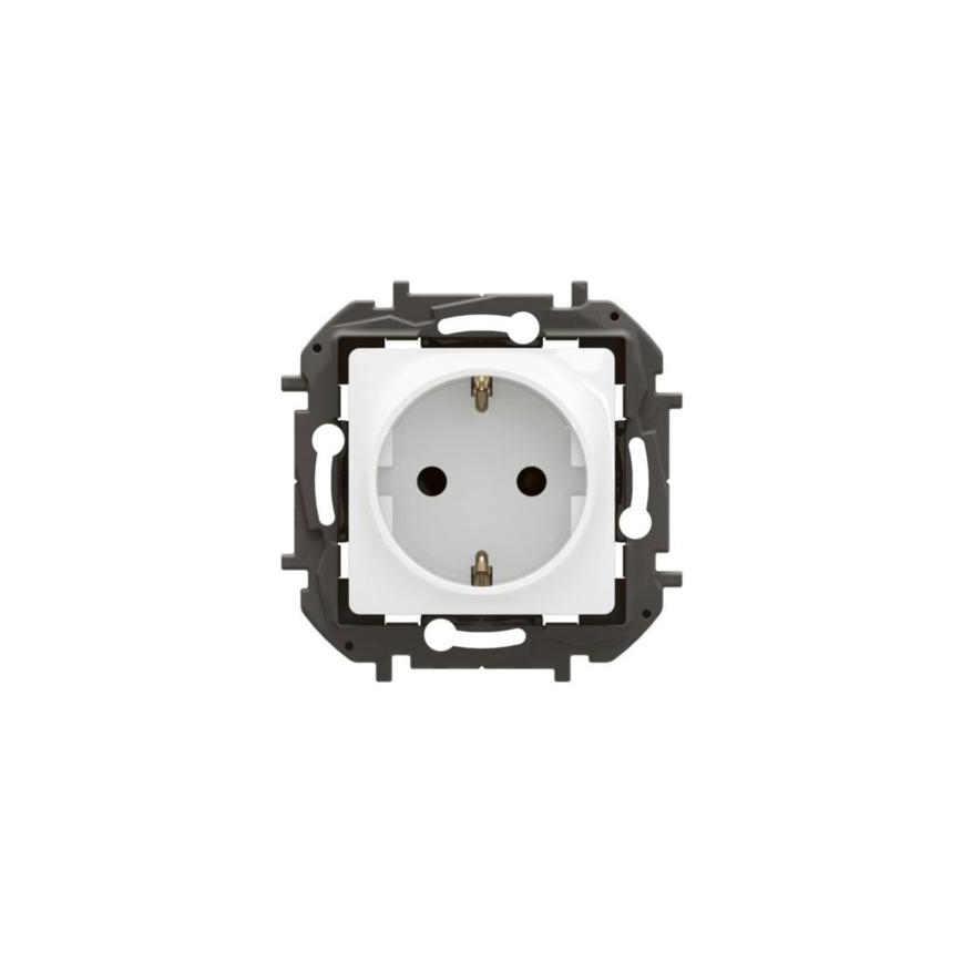 Legrand - Domová zásuvka SCHUKO 250V/16A NILOE biela