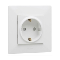 Legrand - Domová zásuvka SCHUKO s rámčekom NILOE STEP 250V biela