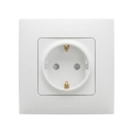 Legrand - Domová zásuvka SCHUKO s rámikom NILOE 250V biela