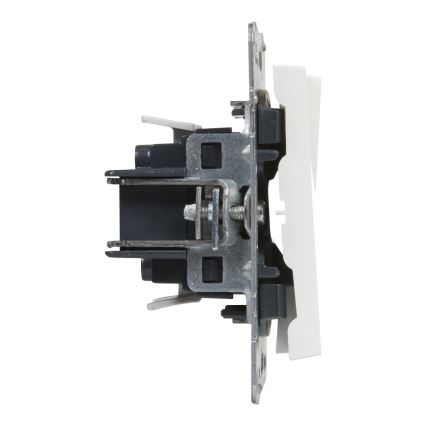 Legrand - Dvojitý schodiskový vypínač bez rámčeka č. 6+6 SUNO, biely