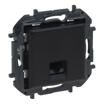 Legrand - Ethernetová zásuvka bez rámčeka RJ45 NILOE STEP čierna