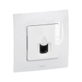 Legrand - Ethernetová zásuvka RJ45 s rámčekom NILOE biela