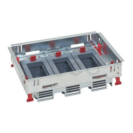 LEGRAND - Podlahová krabica do zdvojenej podlahy 12 modulov (6 prístrojov 45x45)