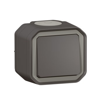 Legrand - Schodiskový vypínač č. 6 PLEXO IP55 antracit