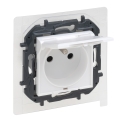 Legrand - Vonkajšia zásuvka bez rámčeka 250V/16A NILOE STEP IP44 biela
