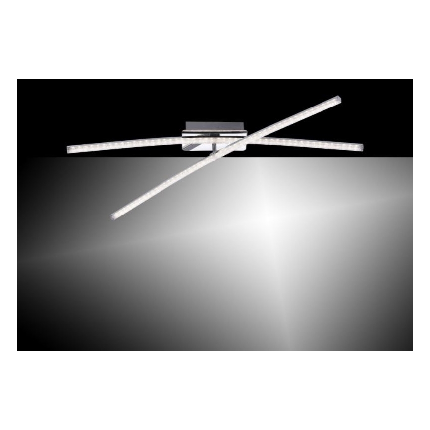 Leuchten Direkt 11292-17 - LED Prisadený luster SIMON 2xLED/8W/230V lesklý chróm