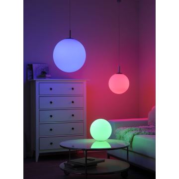 Leuchten Direkt 11407-17 - LED RGB Stmievateľný luster na lanku LOLABOLO 1xE27/14W/230V + diaľkové ovládanie