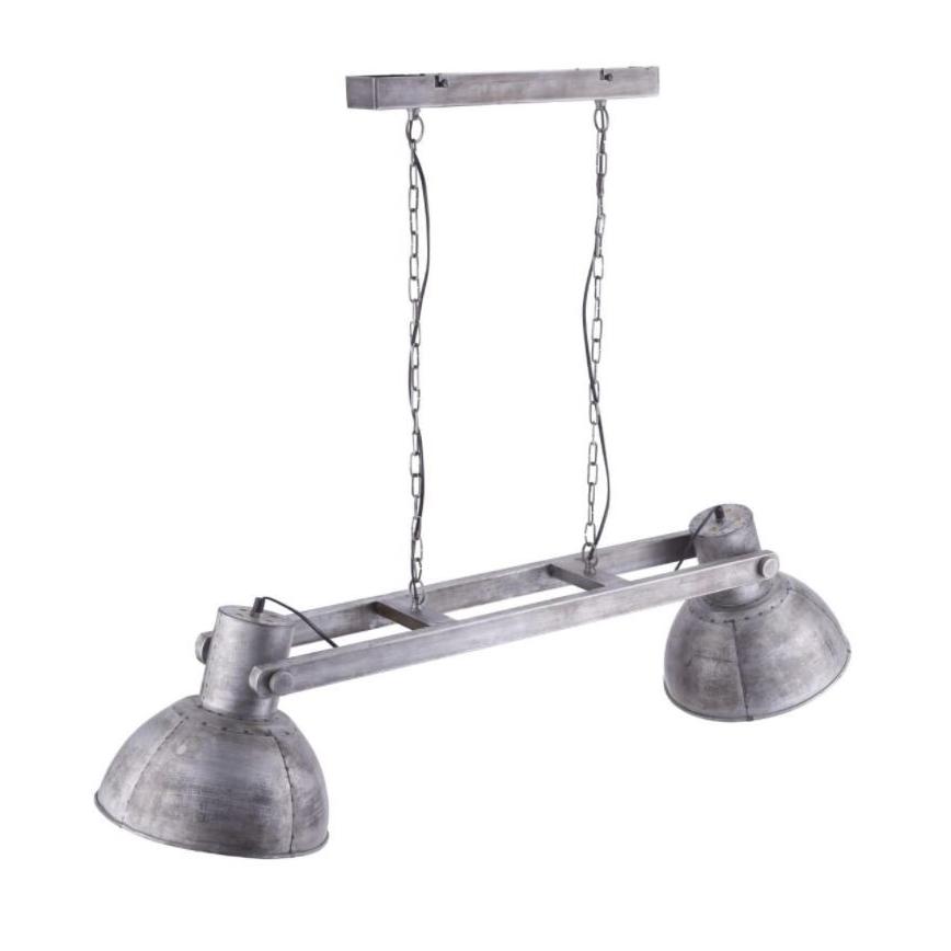 Leuchten Direkt 11483-77 - Luster na lanku SAMIA 2xE27/25W/230V