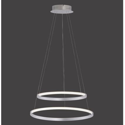 Leuchten Direkt 11525-21 - LED Luster na lanku CIRCLE 1xLED/15W/230V + LED/25W