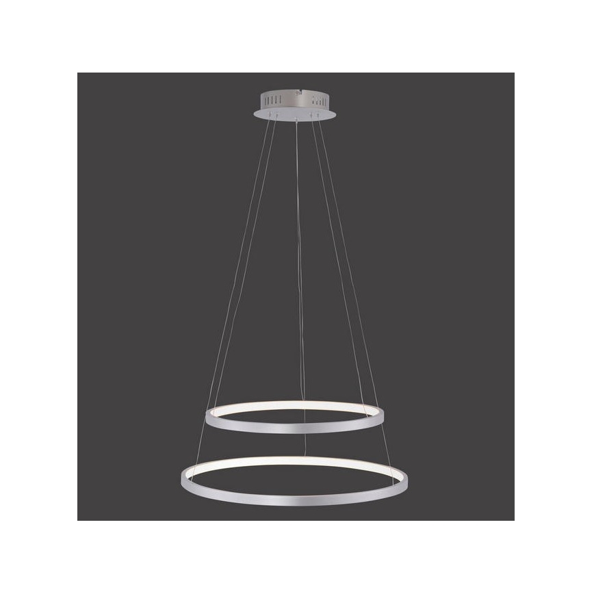 Leuchten Direkt 11525-21 - LED Luster na lanku CIRCLE 1xLED/15W/230V + LED/25W