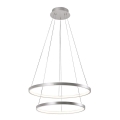 Leuchten Direkt 11525-21 - LED závesný luster na lanku CIRCLE LED/15W/230V + LED/25W