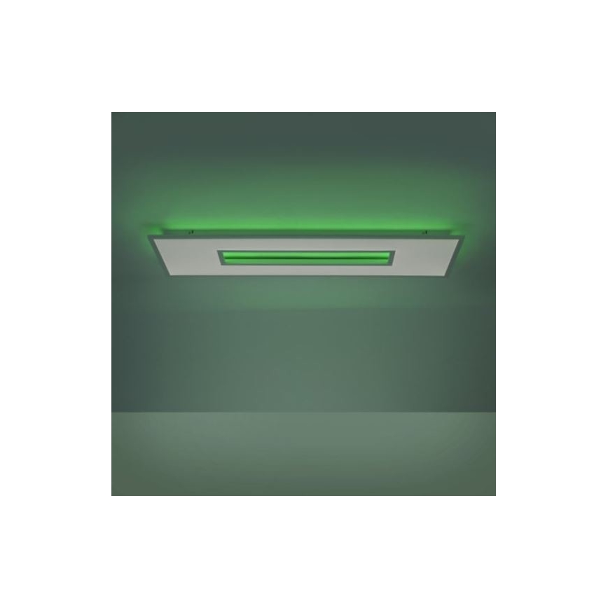 Leuchten Direkt 11646-16 - LED RGB Stmievateľné stropné svietidlo RECESS 1xLED/41W/230V + 1xLED/7,5W + dálkové ovládání