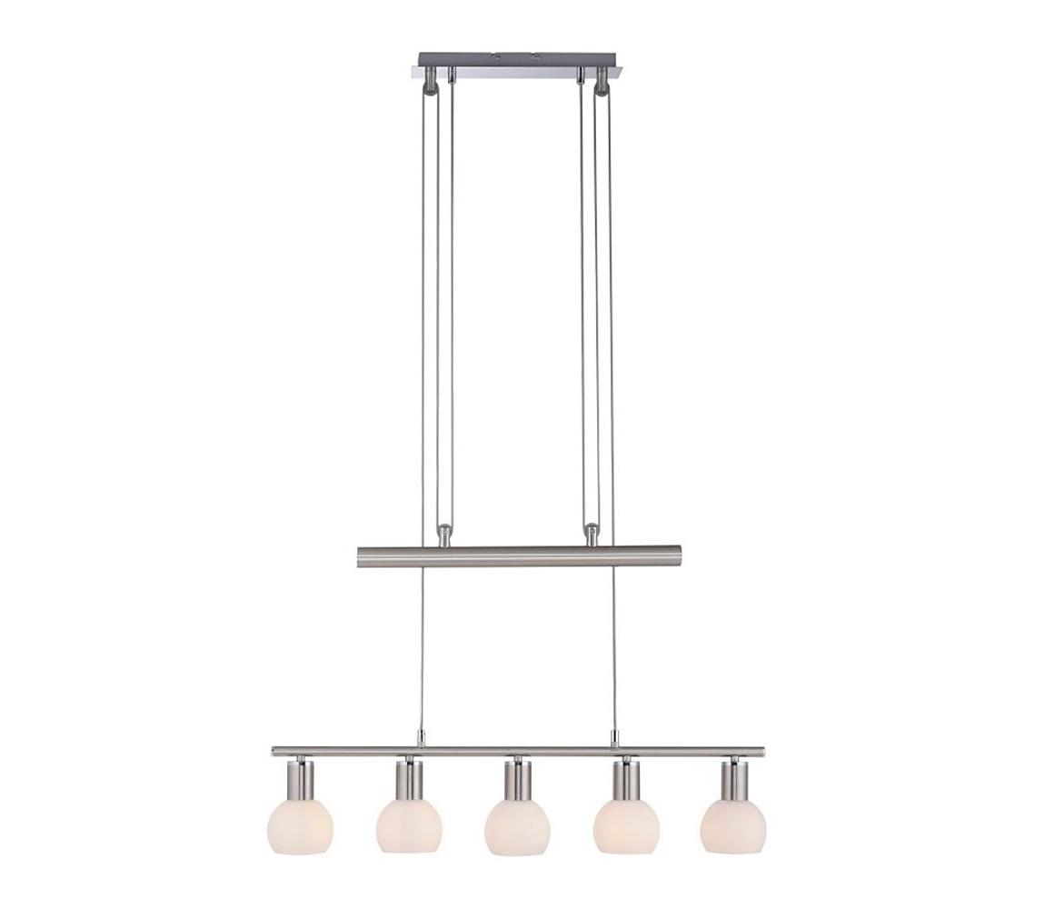 Leuchten Direkt Leuchten Direkt 11939-55 - Luster na lanku BENEDIKT 5xE14/40W/230V